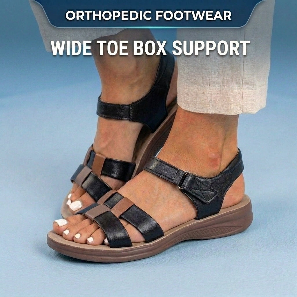 Classic Orthopedic Sandals with Timeless Style