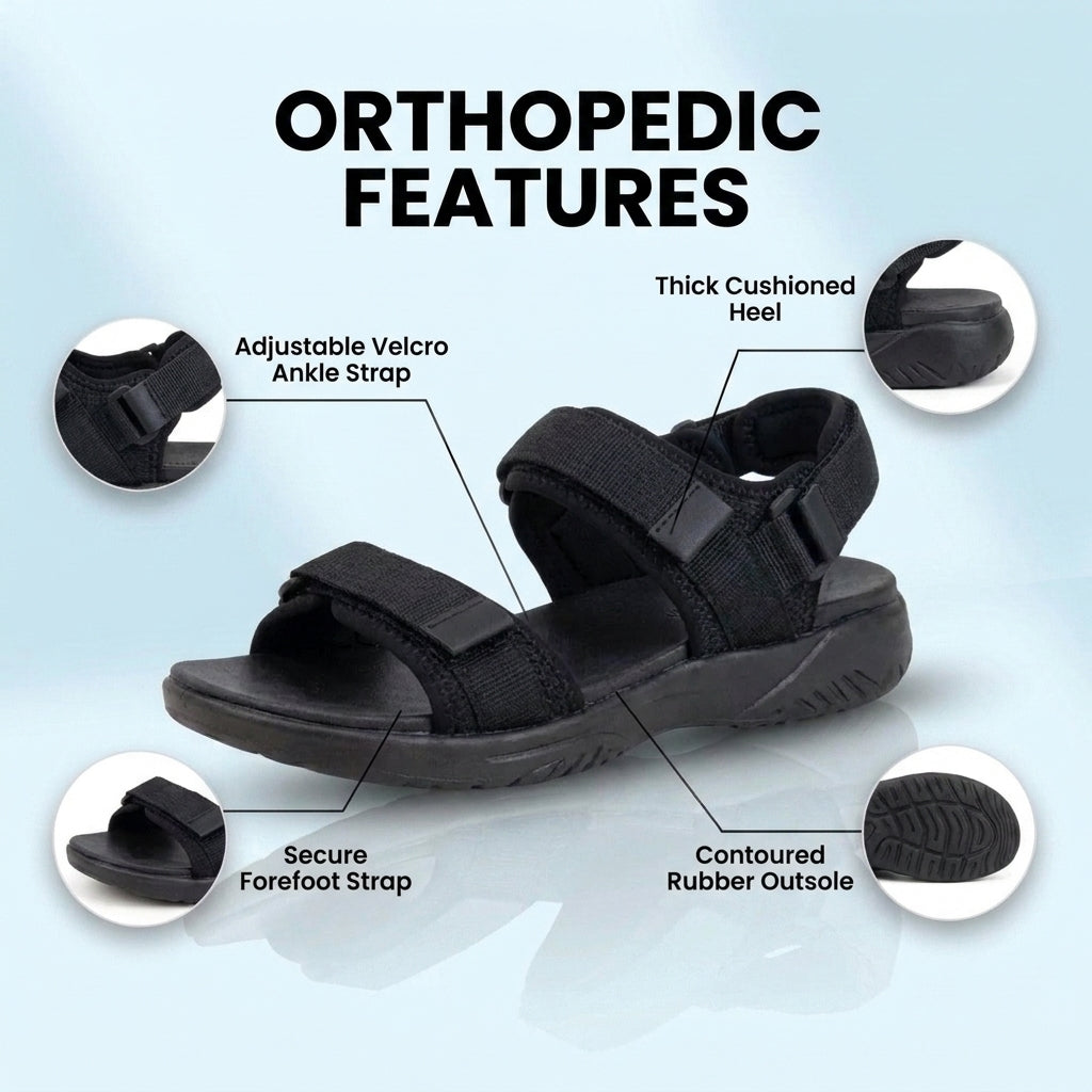 Vintage Inspired Orthopedic Sandals