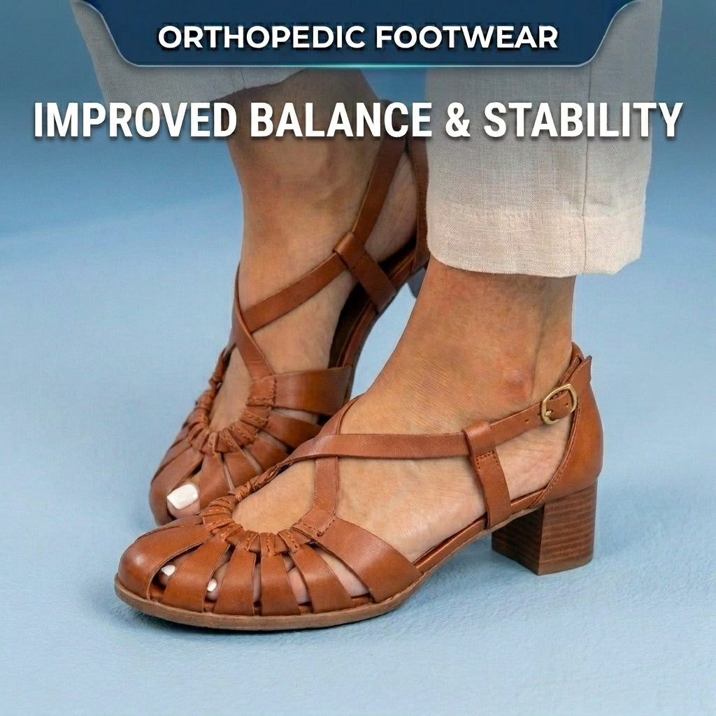 Vintage Inspired Orthopedic Sandals