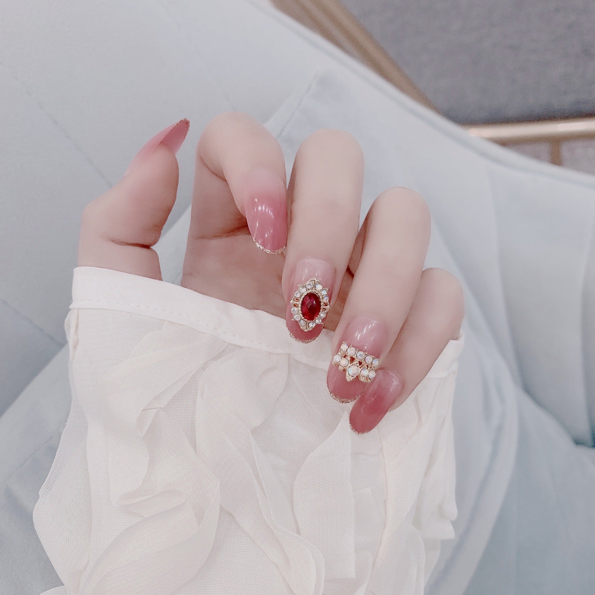 Handcrafted Holiday Nail Set 10 Pieces