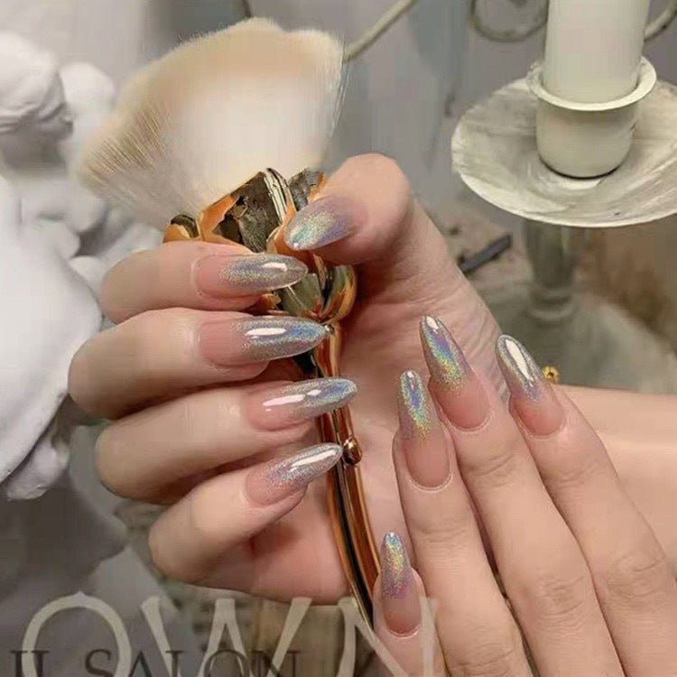 Pearl Fake Nails Set 10 Pieces