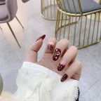 Handcrafted Glossy Nail Set 10 Pieces