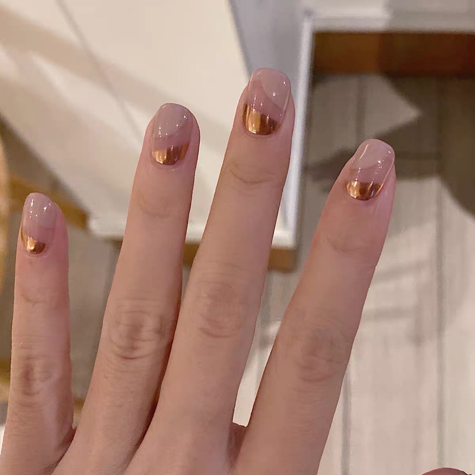 Stunning Autumn Nail Set 10 Pieces