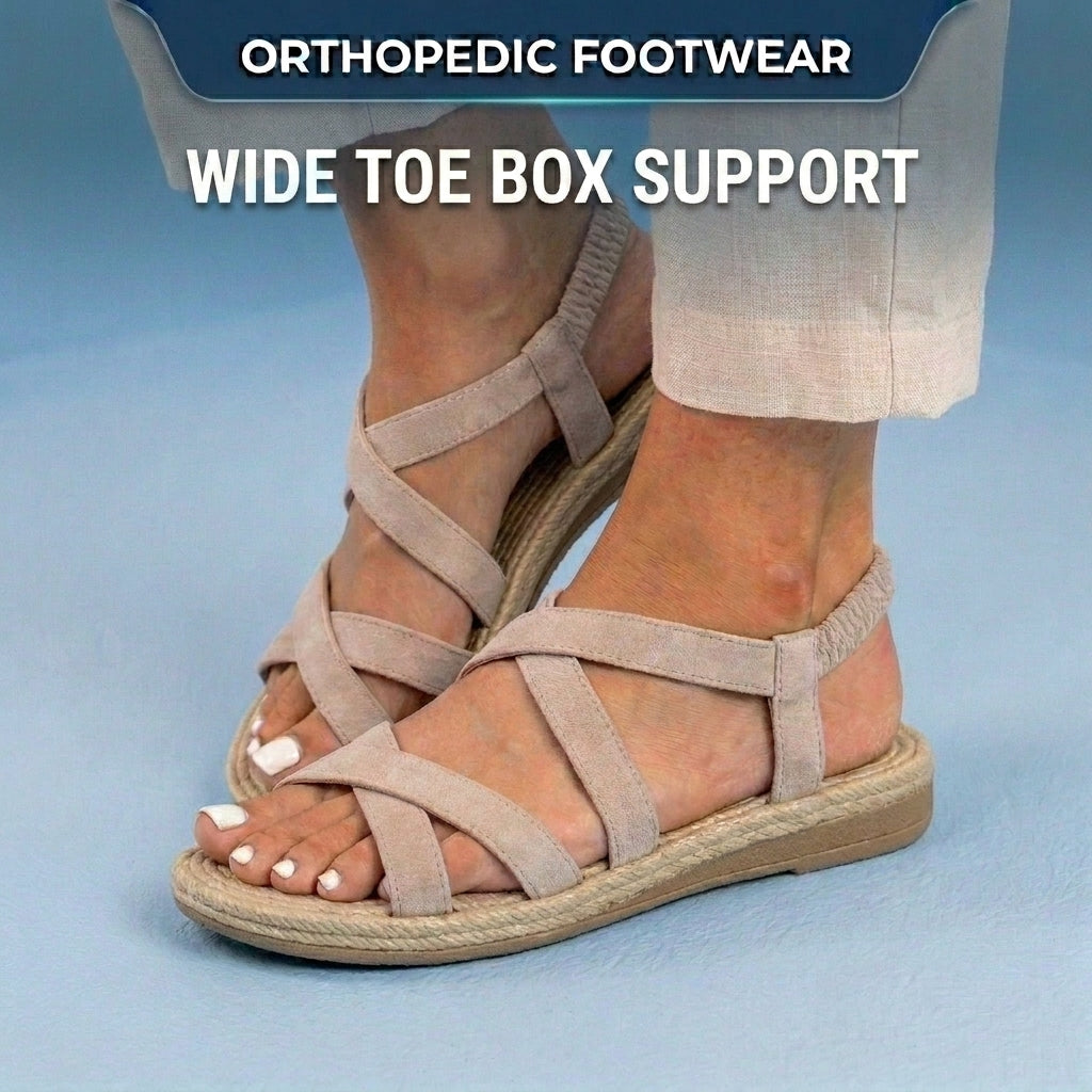 Vintage Inspired Orthopedic Sandals