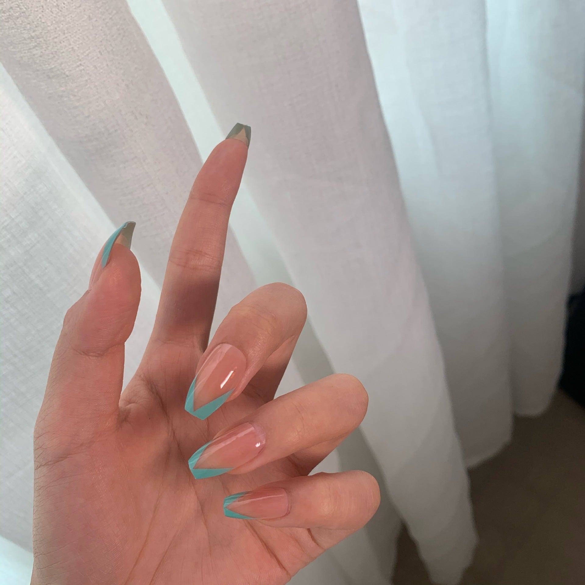 Sparkle Fake Nails Set 10 Pieces