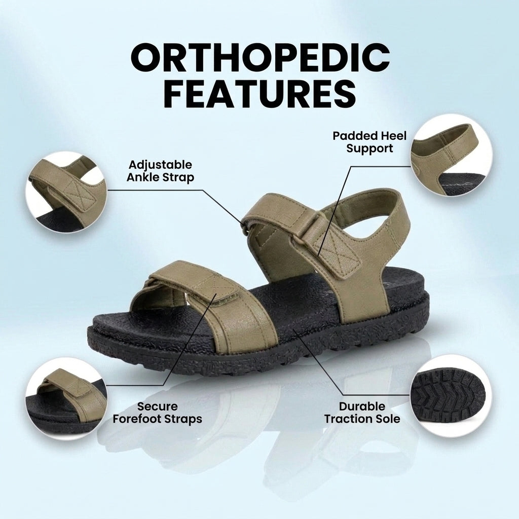 Vintage Inspired Orthopedic Sandals