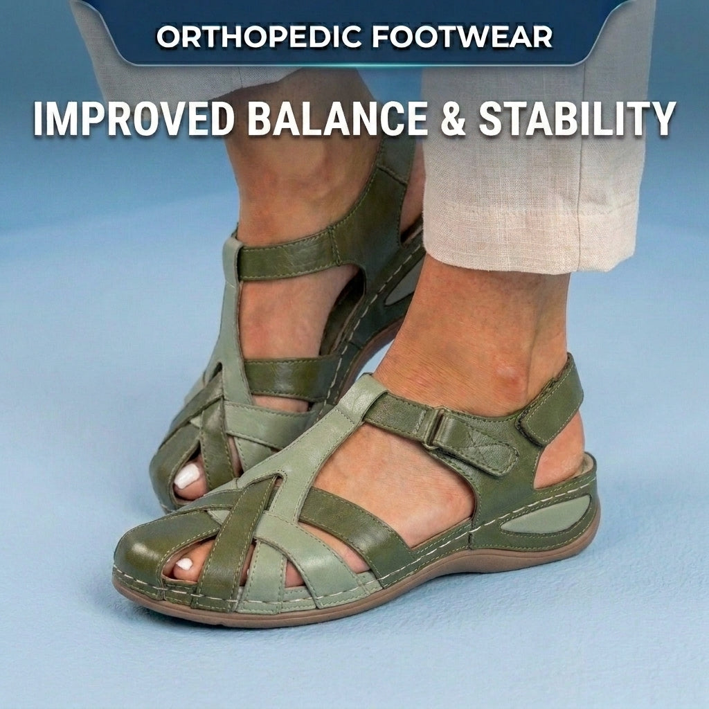 Classic Orthopedic Sandals with Timeless Style