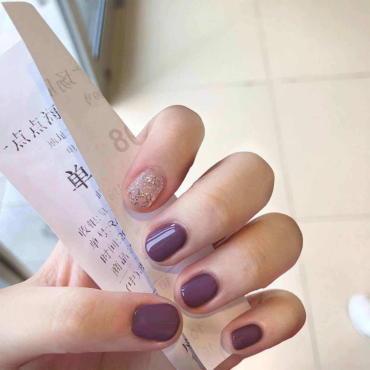 Glossy Designer Nail Set 10 Pieces