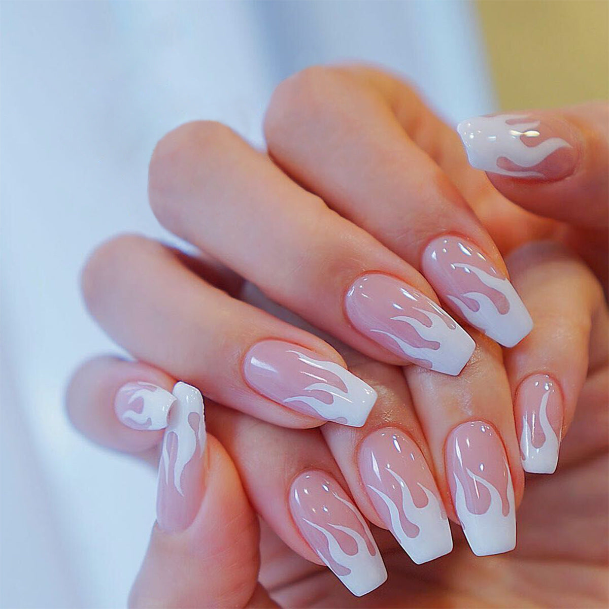 Handcrafted Holographic Nail Set 10 Pieces