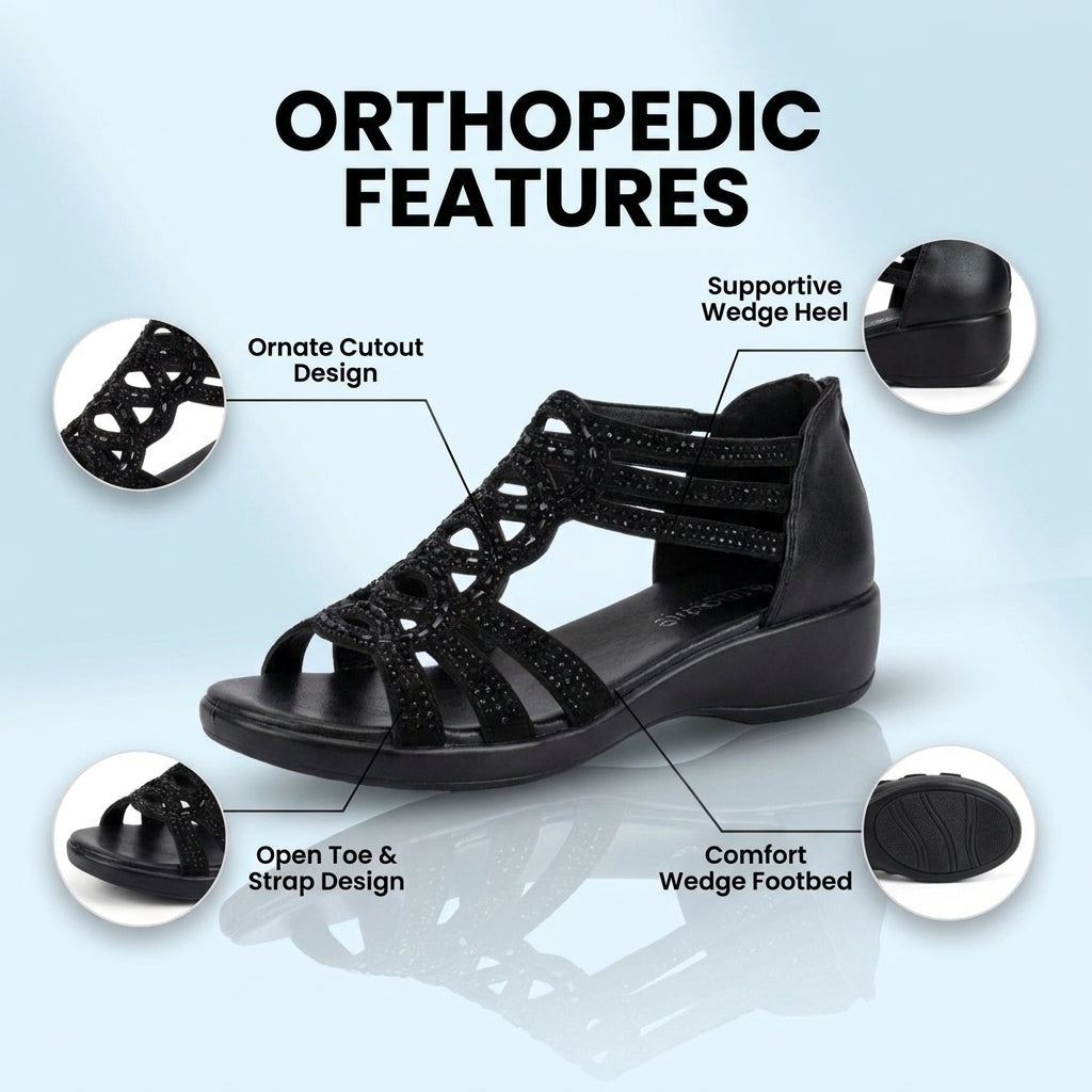 Chic Orthopedic Sandals with Unique Design