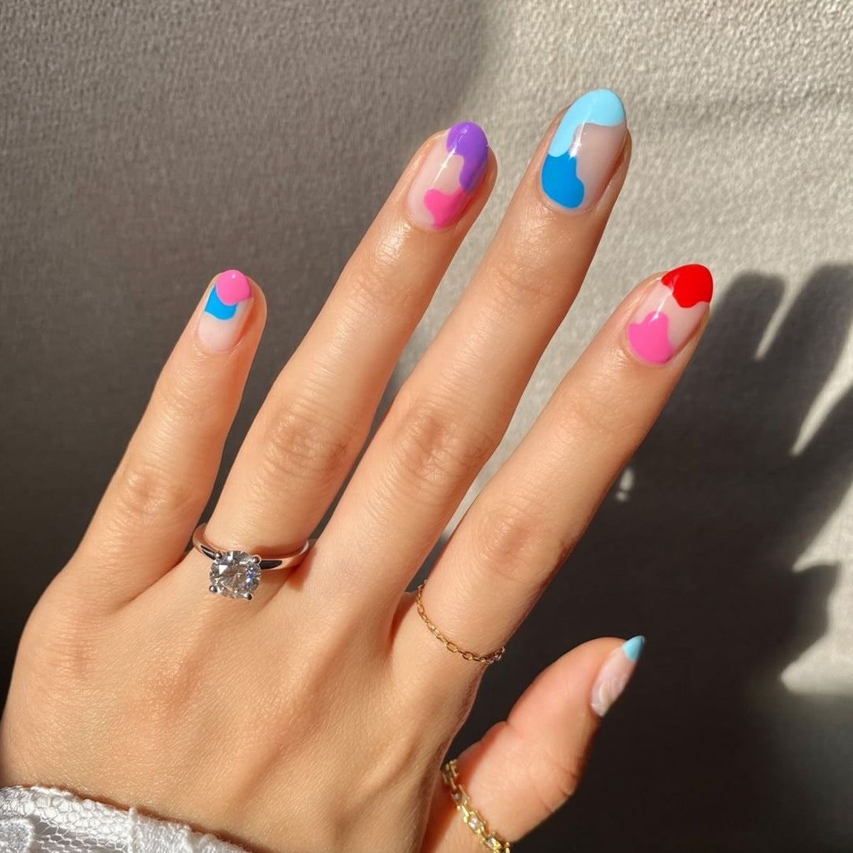 Beautiful Winter Nail Set 10 Pieces
