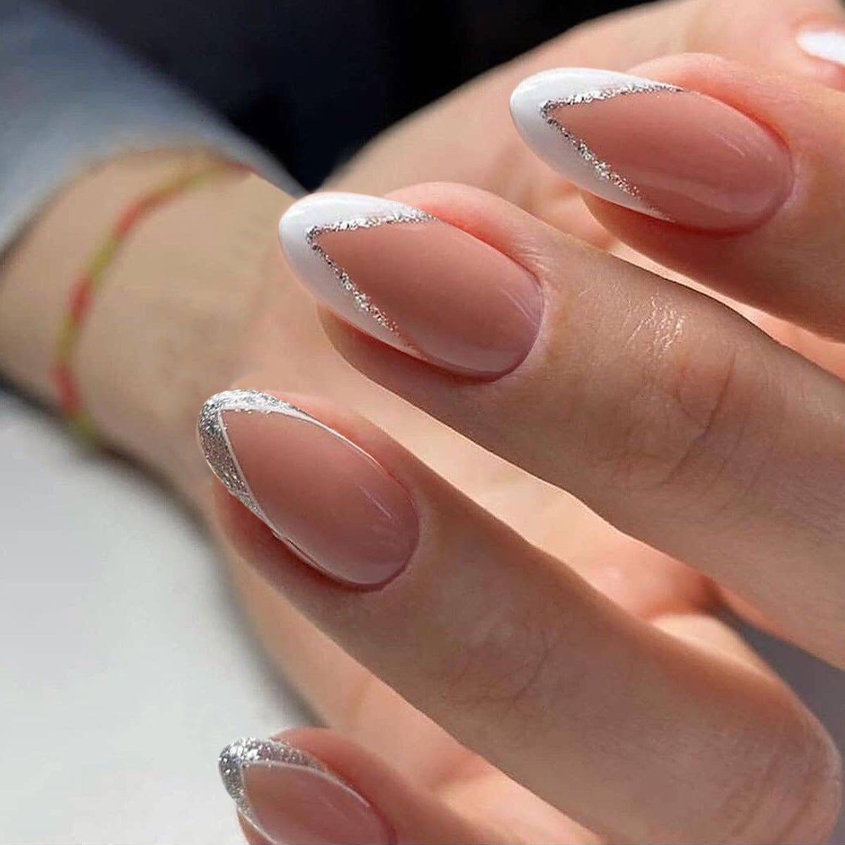 Bridal Designer Nail Set 10 Pieces
