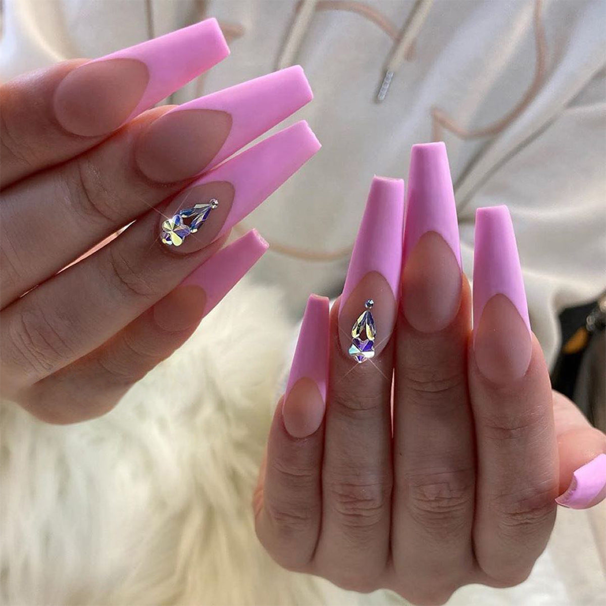 Stunning Bridal Nail Set 10 Pieces