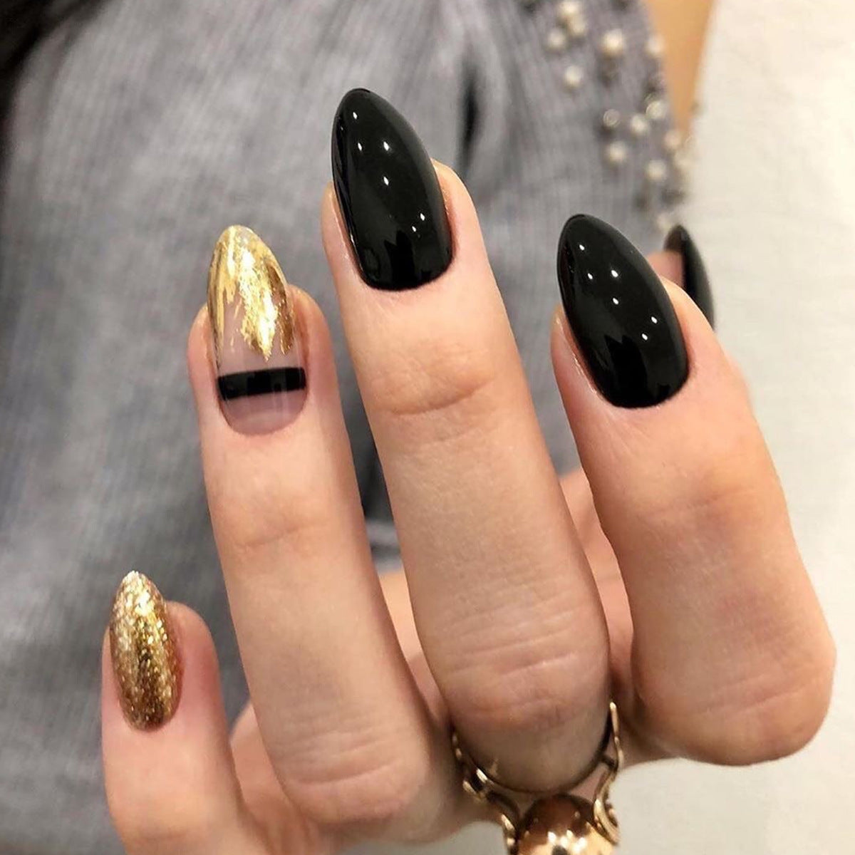 Stunning Autumn Nail Set 10 Pieces
