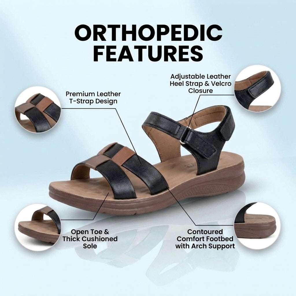 Classic Orthopedic Sandals with Timeless Style