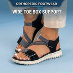 Orthopedic Elastic Sport Sandals - Dual-Strap Buckle Design