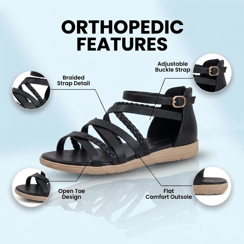 Classic Orthopedic Sandals with Timeless Style
