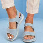 Orthopedic Mesh Sandals - Dual Strap Design & Textured Slip-Resistant Sole