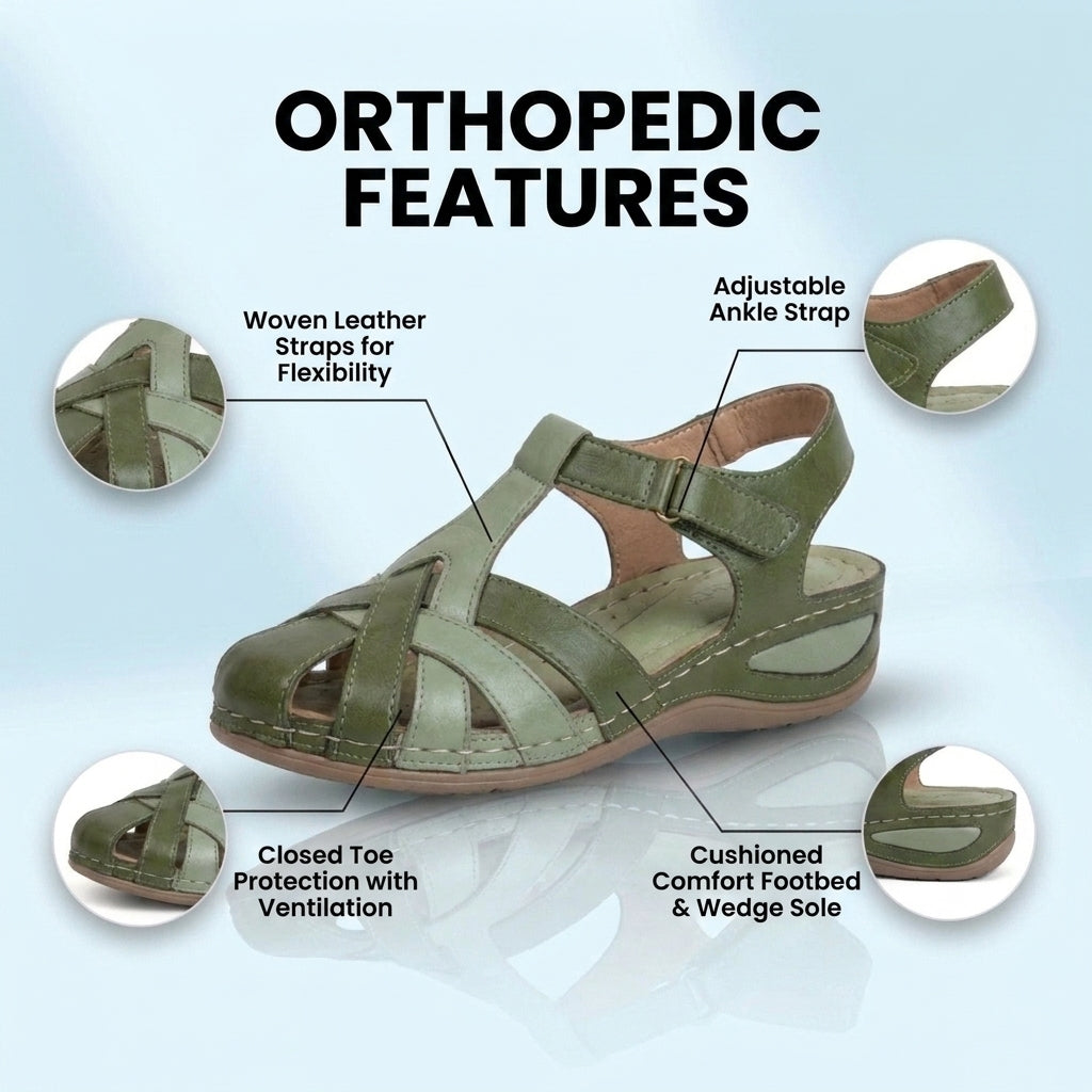 Classic Orthopedic Sandals with Timeless Style