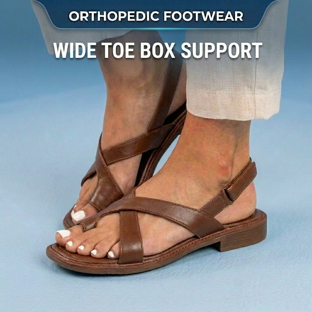 Classic Orthopedic Sandals with Timeless Style