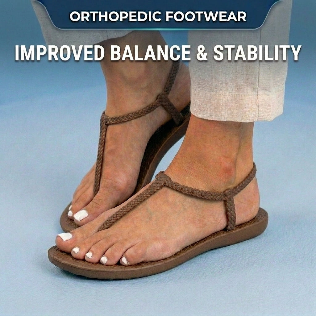 Vintage Inspired Orthopedic Sandals
