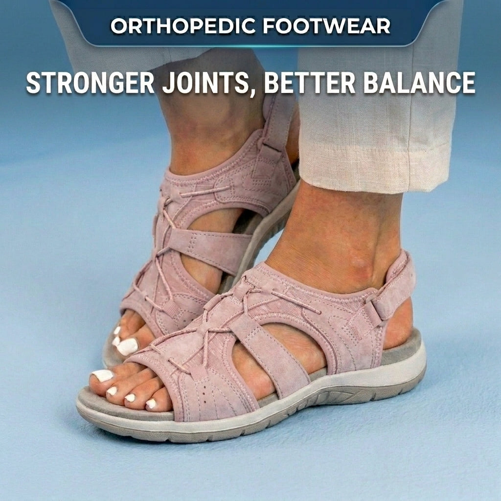 Orthopedic Sport Mesh Sandals - Multi-Strap Adjustable Design