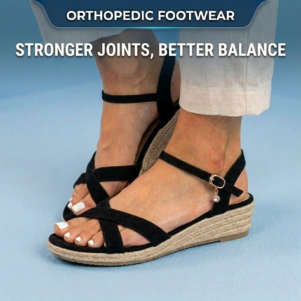 Vintage Inspired Orthopedic Sandals