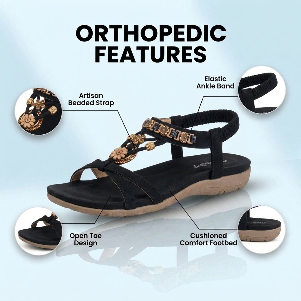 Vintage Inspired Orthopedic Sandals