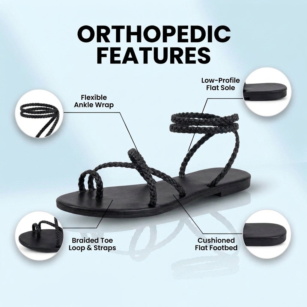 Vintage Inspired Orthopedic Sandals