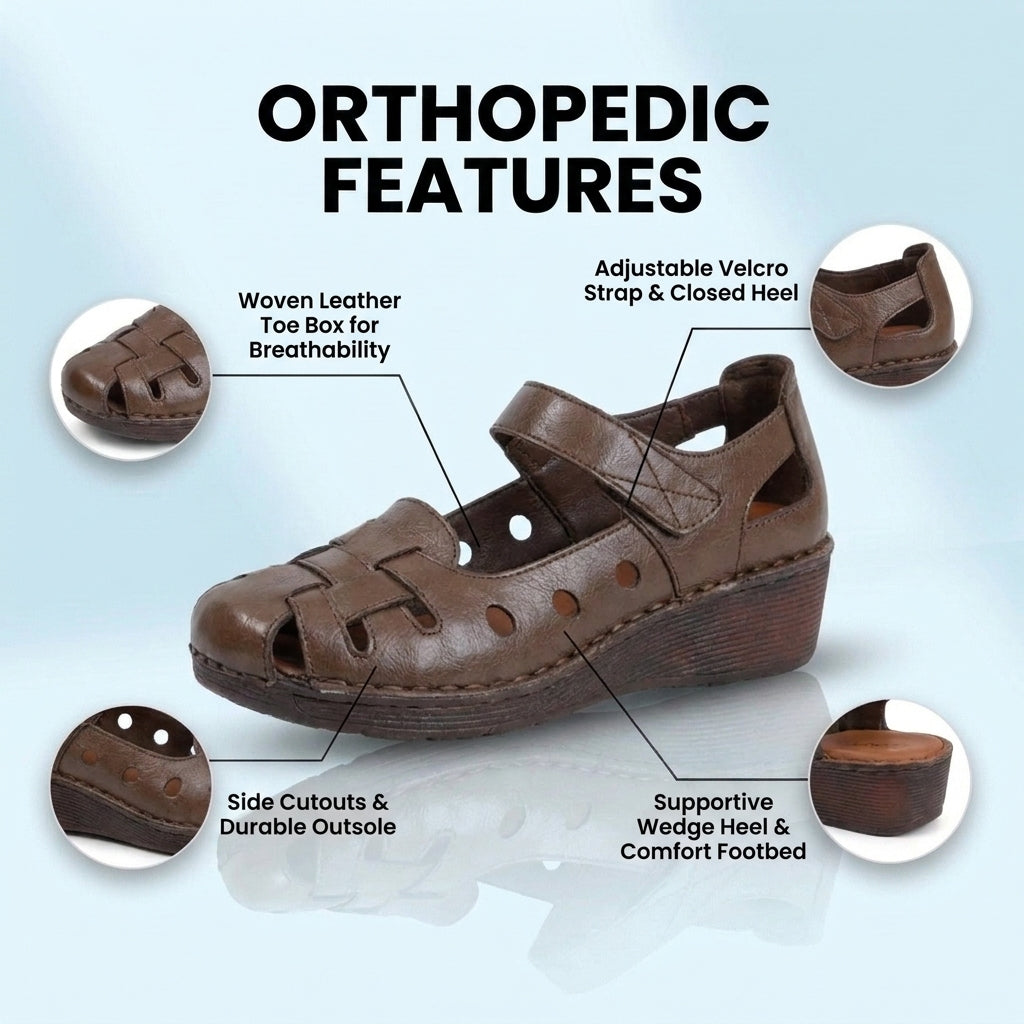 Chic Orthopedic Heels with Unique Design