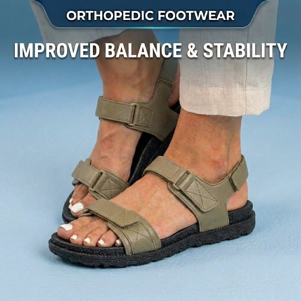 Vintage Inspired Orthopedic Sandals