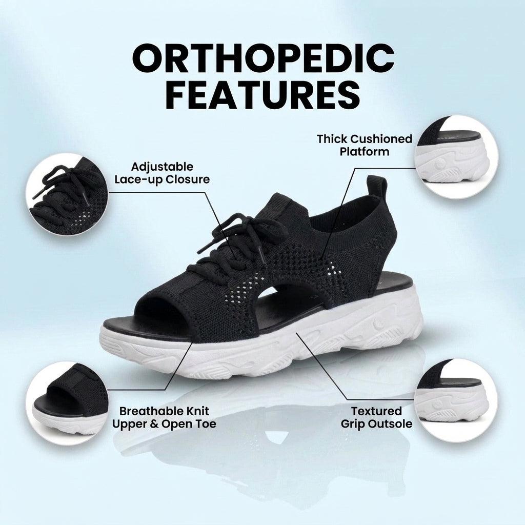 Vintage Inspired Orthopedic Sandals