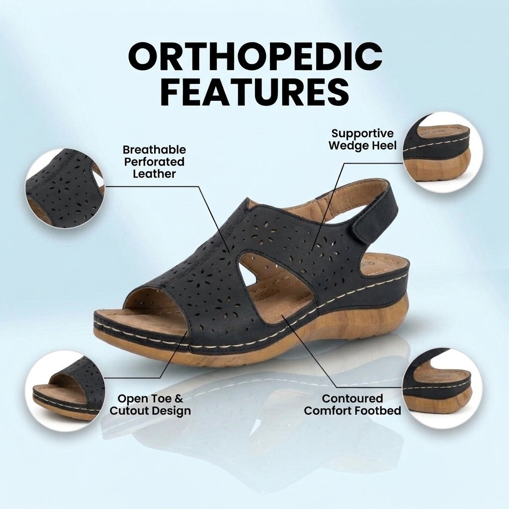 Classic Orthopedic Sandals with Timeless Style