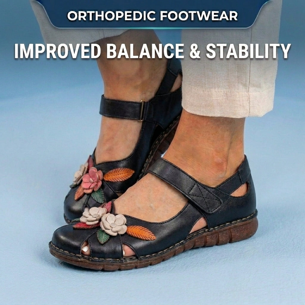 Vintage Inspired Orthopedic Sandals