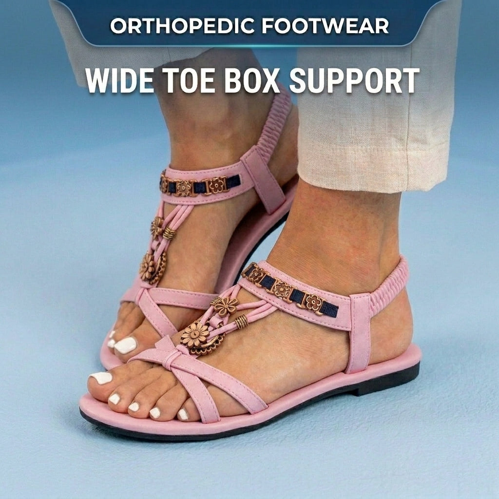 Vintage Inspired Orthopedic Sandals