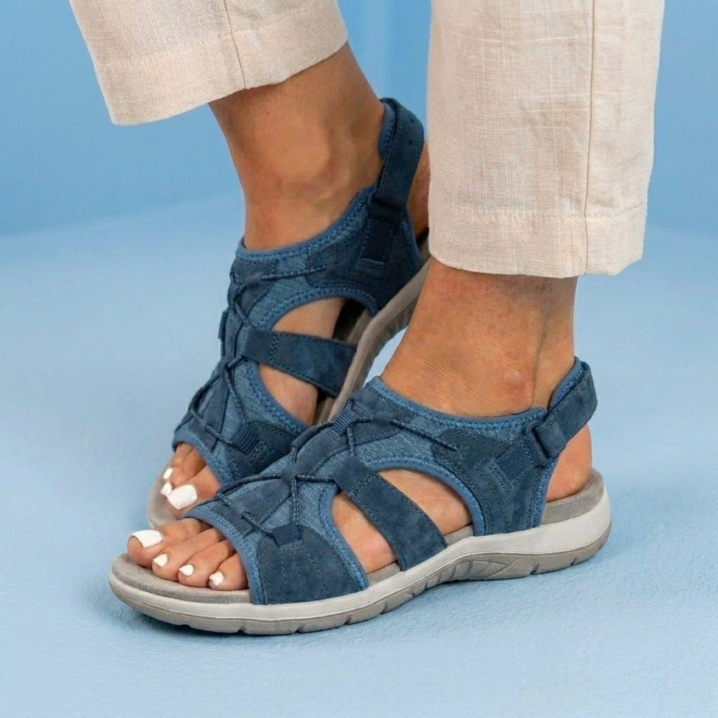 Orthopedic Sport Mesh Sandals - Multi-Strap Adjustable Design