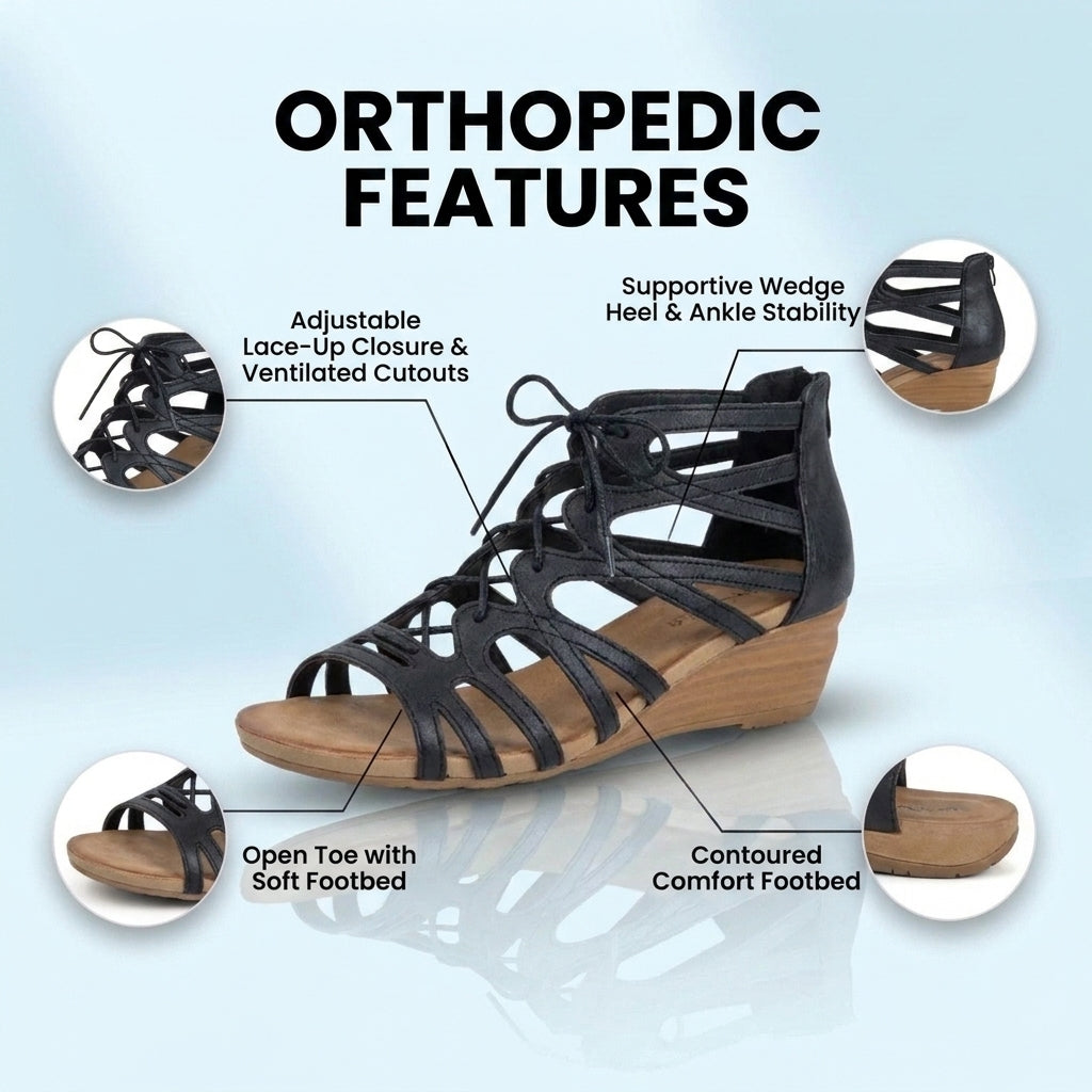 Chic Orthopedic Sandals with Unique Design