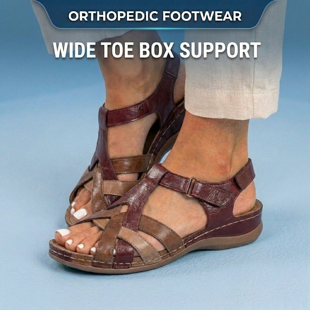 Classic Orthopedic Sandals with Timeless Style