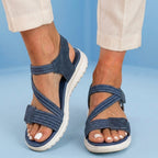Orthopedic Elastic Sport Sandals - Dual-Strap Buckle Design