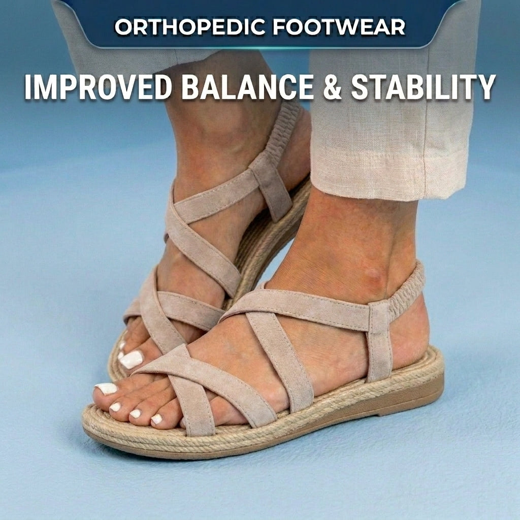 Vintage Inspired Orthopedic Sandals