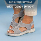 Orthopedic Mesh Sport Sandals - Buckle Closure & Treading Outsole