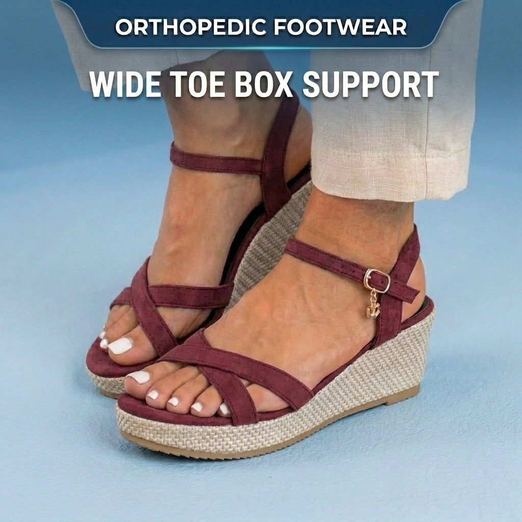 Vintage Inspired Orthopedic Sandals