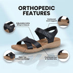 Vintage Inspired Orthopedic Sandals