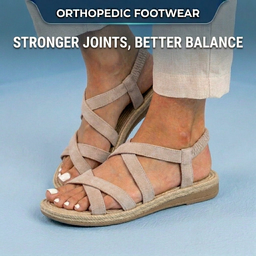 Vintage Inspired Orthopedic Sandals