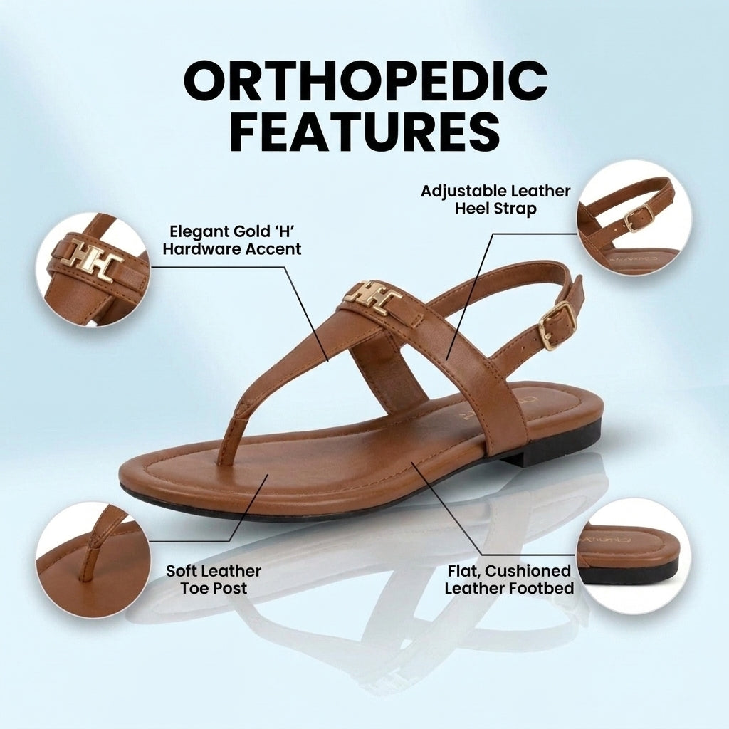 Vintage Inspired Orthopedic Sandals