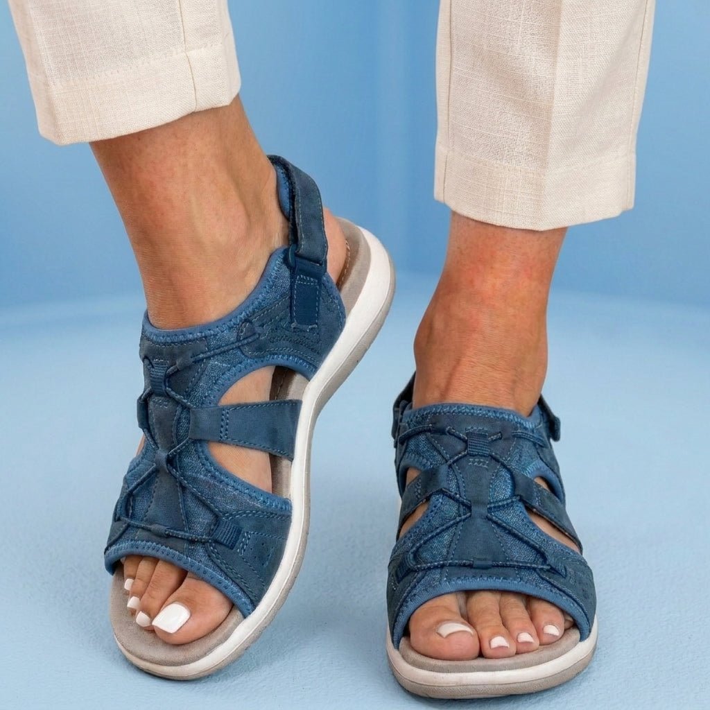 Orthopedic Sport Mesh Sandals - Multi-Strap Adjustable Design