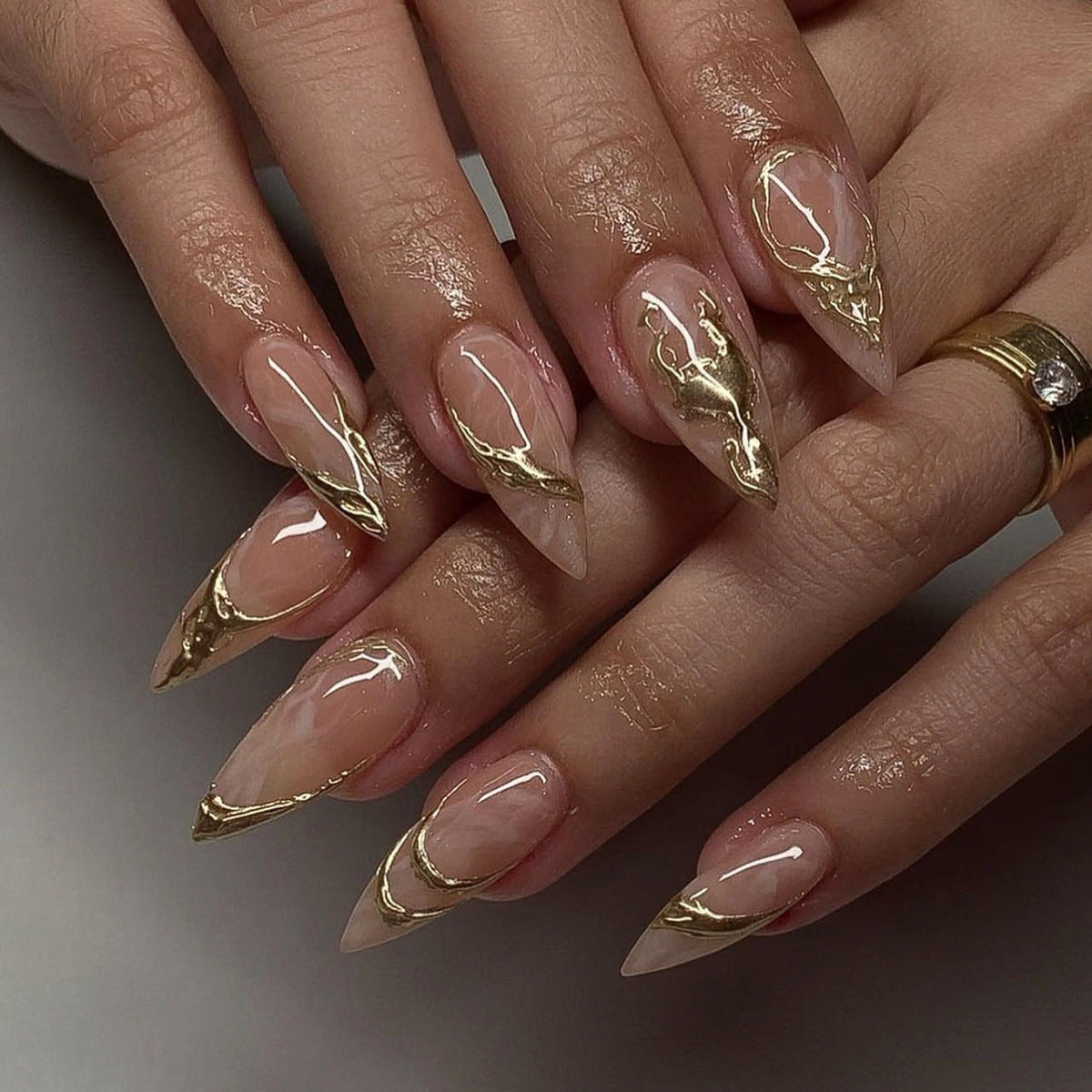 Valentine Nail Set 10 Pieces