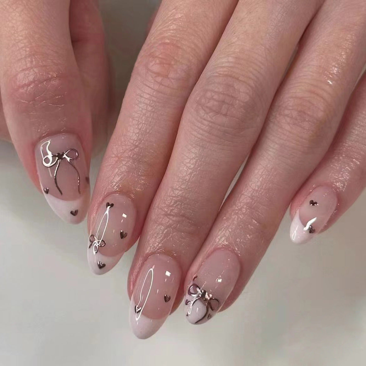 Ombre Fake Nails Set 10 Pieces