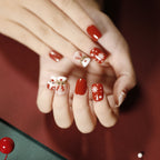 Stunning Glitter Nail Set 10 Pieces