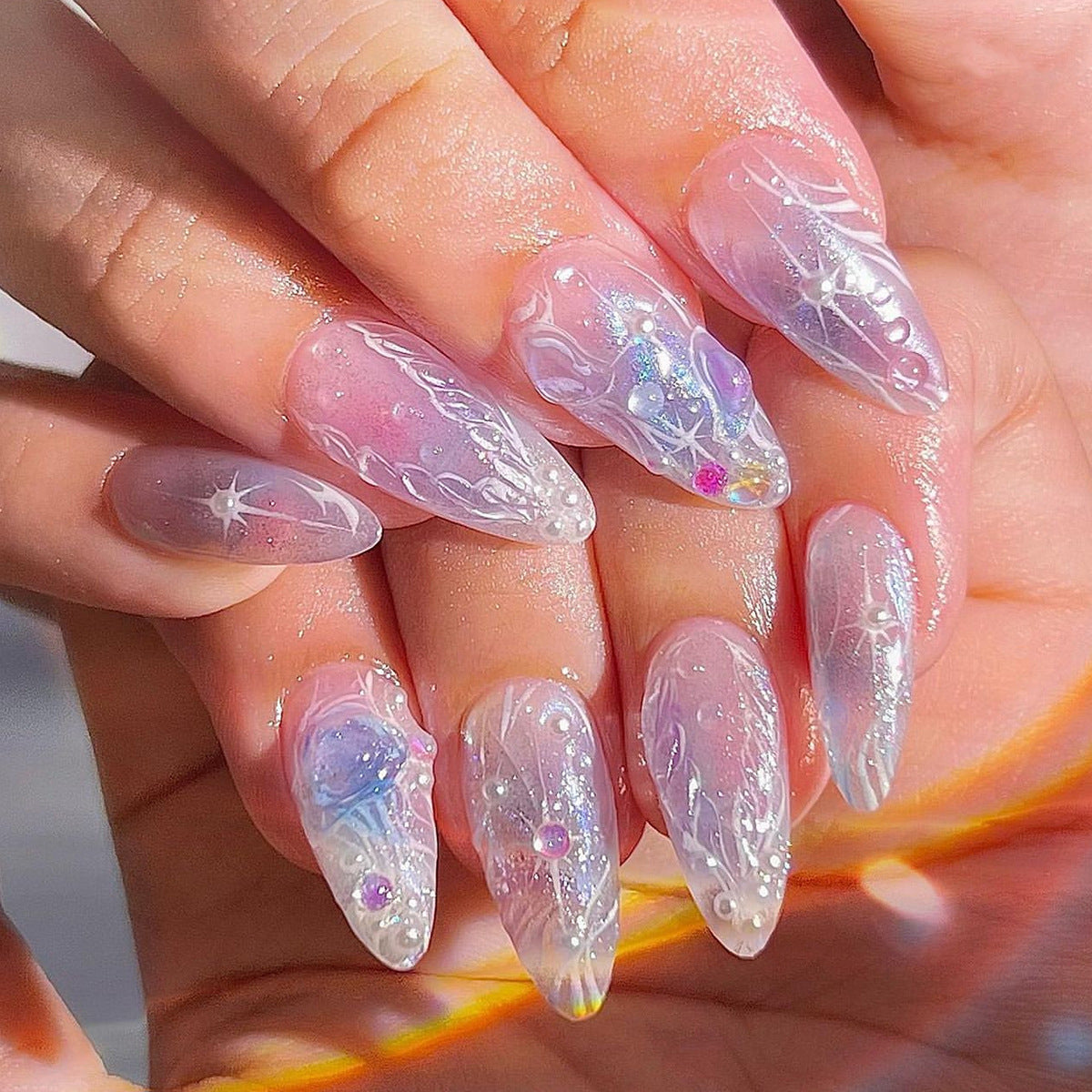 Matte Press-On Nails 10 Pieces
